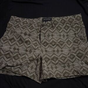 Banana Republic Women's Brown Geometric Shorts